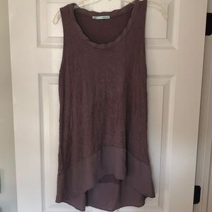 Purple tunic tank